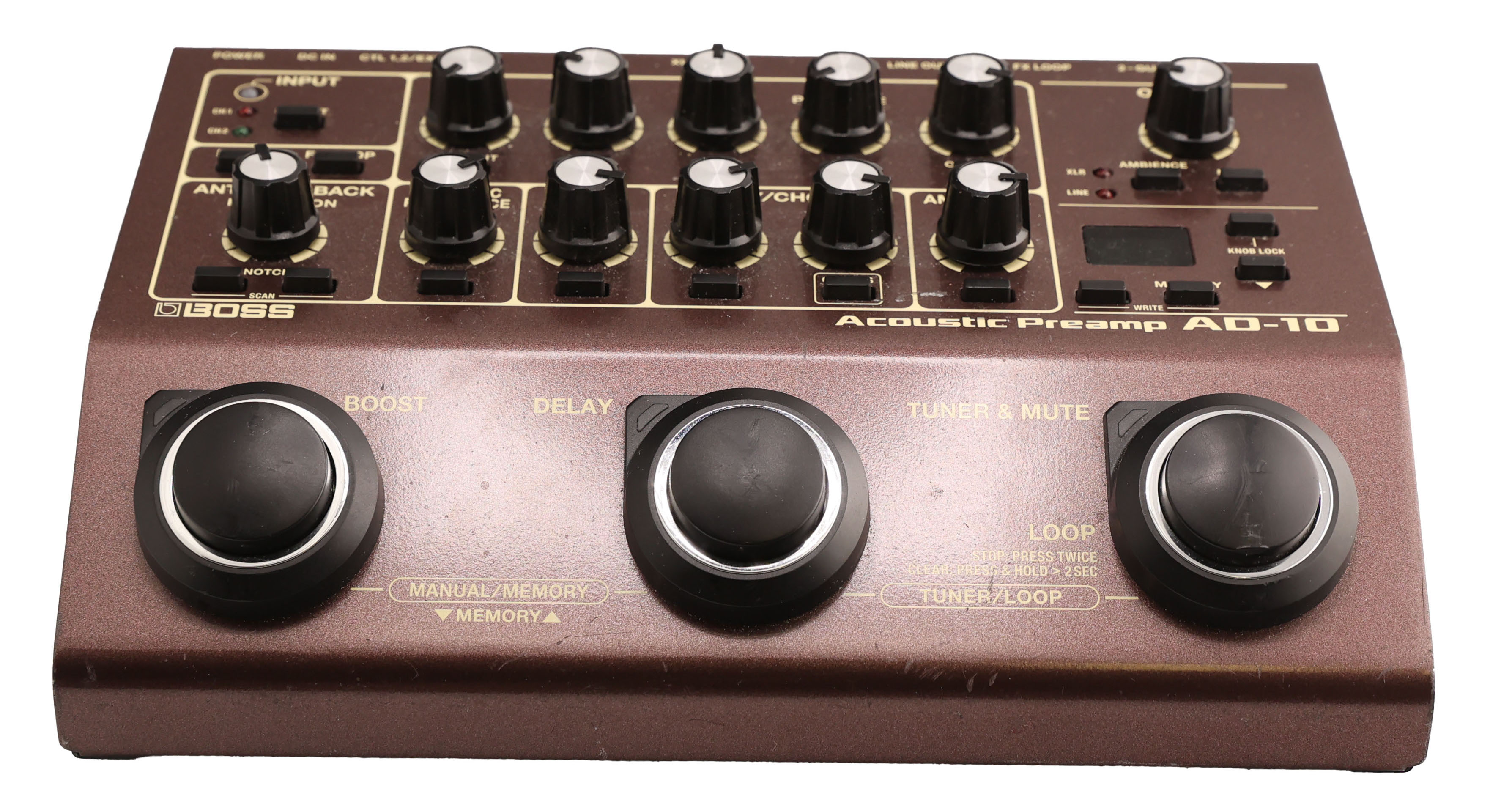 Second Hand Boss Acoustic Preamp AD-10 Pedal 723